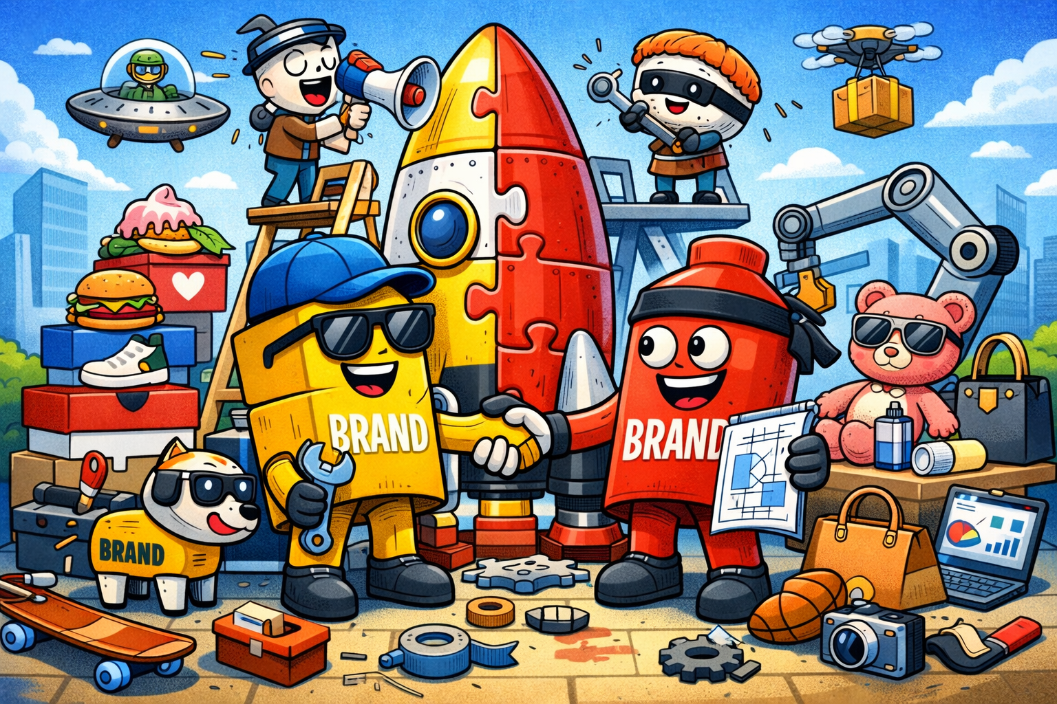 Mengapa Kolaborasi Antar-Brand Jadi Strategi Bertahan di 2026. (Foto: Ilustrasi)