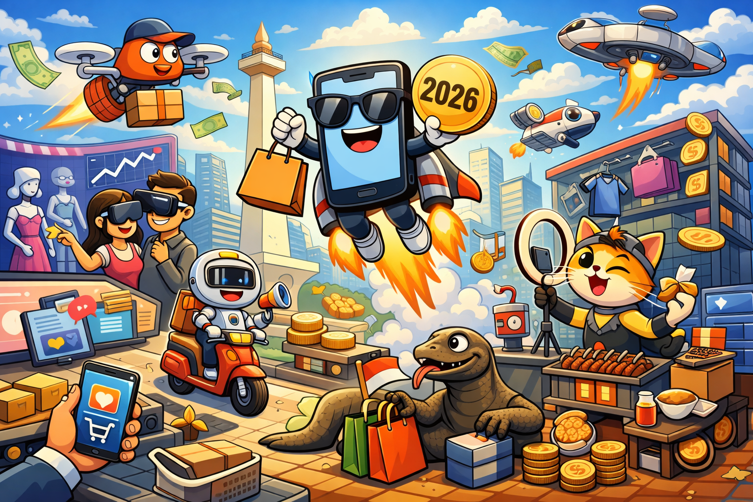 Prediksi Tren Digital Commerce Indonesia 2026. (Foto: Ilustrasi)