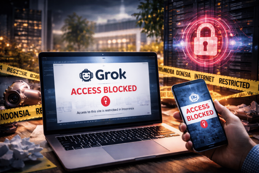 Indonesia Blokir Grok: Ketika Regulasi AI Mengubah Peta Bisnis Digital. (Foto: Ilustrasi)